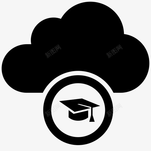 云存储服务器保存图标svg_新图网 https://ixintu.com 云 云存储 云存储图标 互联网作业 保存 托管 服务器 计算机工作 记录 软件 连接