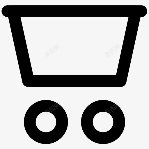 手推车工业粗体线条图标svg_新图网 https://ixintu.com 工业粗体线条图标 手推车