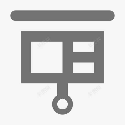 挂图商务和办公材料标图标svg_新图网 https://ixintu.com 商务和办公材料设计图标 挂图