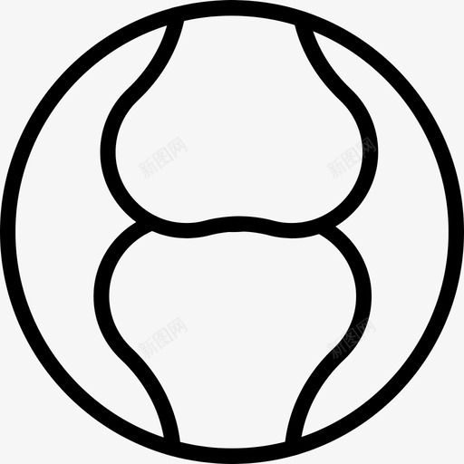 关节软骨骨骼零件图标svg_新图网 https://ixintu.com 关节 关节软骨 医学 粉碎图标医学大纲 身体 连接 钙 零件 骨 骨骼