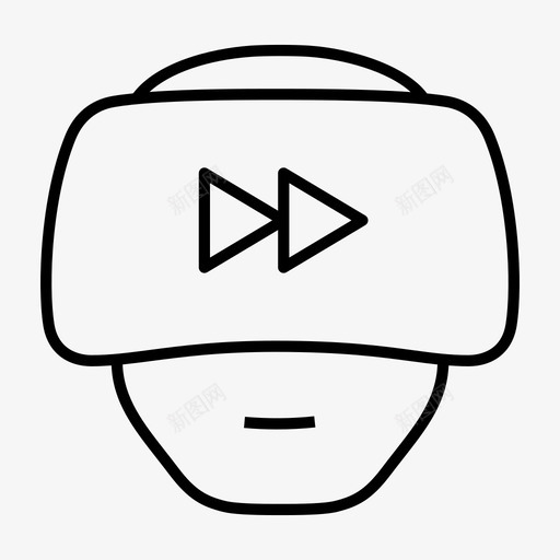 虚拟现实护目镜虚拟现实视频游戏图标svg_新图网 https://ixintu.com 3d 佩戴 向前 头部 眩晕 眼镜 虚拟现实 虚拟现实护目镜 视频游戏