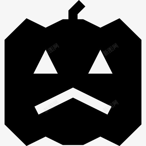 杰克兰登杰克奥兰特邪恶图标svg_新图网 https://ixintu.com 万圣节 万圣节南瓜 南瓜 幽灵 杰克o灯笼 杰克兰登 杰克奥兰特 脸 邪恶