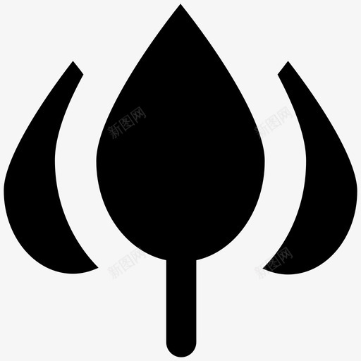 玫瑰自然大胆的固体图标svg_新图网 https://ixintu.com 玫瑰 自然大胆的固体图标