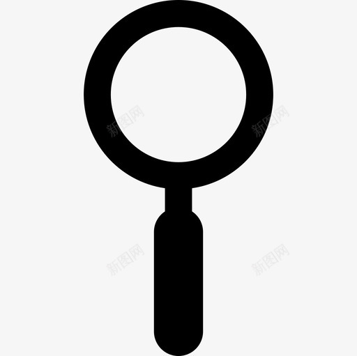 放大镜工具在垂直位置的界面符号数据分析图标svg_新图网 https://ixintu.com 放大镜工具在垂直位置的界面符号 数据分析