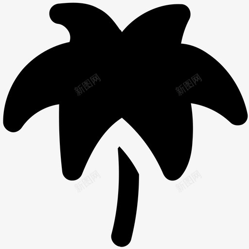 树自然大胆的固体图标svg_新图网 https://ixintu.com 树 自然大胆的固体图标