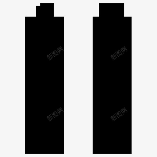 塔楼双子塔结构图标svg_新图网 https://ixintu.com 双子塔 塔楼 大厦 天际线 巴塞罗那 巴塞罗那天际线 纽约市 结构 西班牙 许多楼层 马弗雷