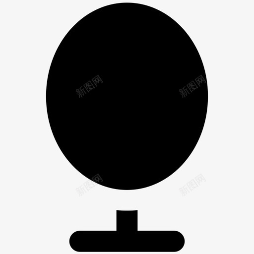 镜子衣服大胆的固体图标svg_新图网 https://ixintu.com 衣服大胆的固体图标 镜子