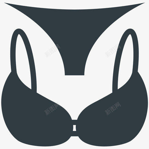 丝线比基尼时尚和服装酷标图标svg_新图网 https://ixintu.com 丝线比基尼 时尚和服装酷矢量图标