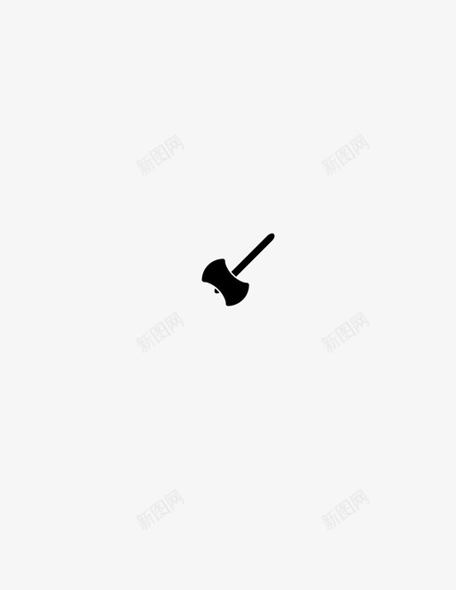 战斧游戏武器图标svg_新图网 https://ixintu.com 战斧 游戏武器