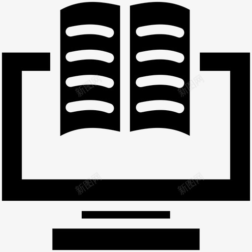 电子书在线学习现代教育图标svg_新图网 https://ixintu.com 在线学习 房屋 教育酷矢量图标 数据 整体 现代教育 电子书 电子商务 远程学习 预测