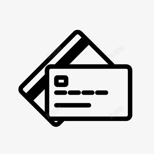 信用卡商店购买图标svg_新图网 https://ixintu.com 信用卡 商店 塑料货币 支付 材料 物品 电力 网上购物 购买 预付费