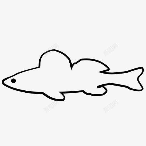 鱼鳃海洋图标svg_新图网 https://ixintu.com 水 河流 海洋 鱼 鲨鱼 鳃