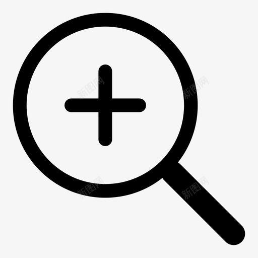 放大计算机命令特写图标svg_新图网 https://ixintu.com 导航工具 放大 特写 计算机命令