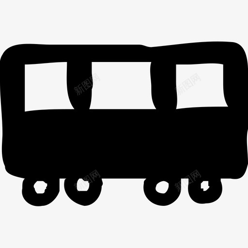 公共汽车车费灰狗图标svg_新图网 https://ixintu.com 交通工具 人 公共汽车 地铁 汽车 火车 灰狗 车费 轮子