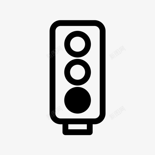 红绿灯刹车行驶图标svg_新图网 https://ixintu.com 交通堵塞 停止 刹车 红绿灯 线路图标ui 行驶 运输