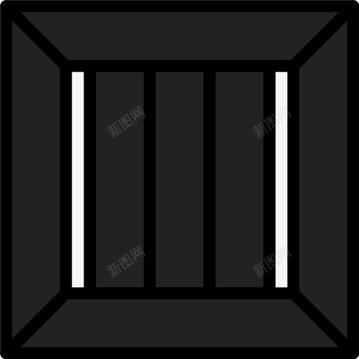 木箱运输储存图标svg_新图网 https://ixintu.com 交货 储存 搬运 木箱 箱 胶合板 运输
