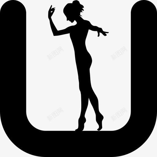 舞蹈服标志图标svg_新图网 https://ixintu.com 舞蹈服标志