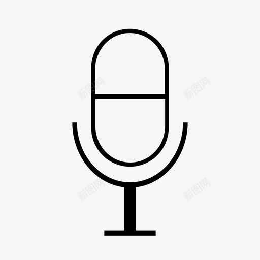 麦克风通告输入设备图标svg_新图网 https://ixintu.com 公开 录音 扩音器 扬声器 输入设备 通告 通知所有人 麦克风