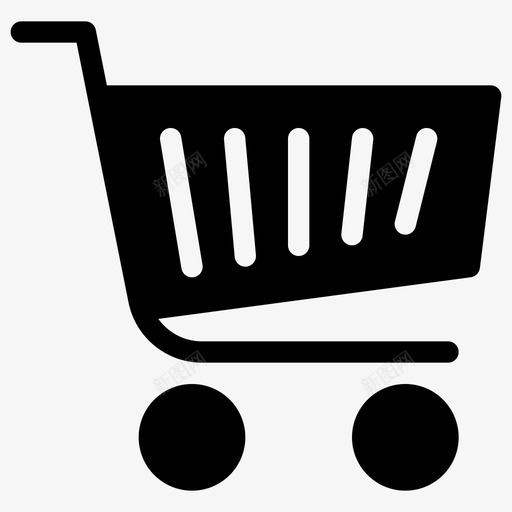 购物车商店销售图标svg_新图网 https://ixintu.com 买家 价格 商品 商店 手推车 杂货 购物实心图标 购物车 销售