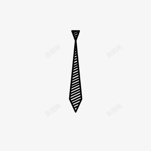 领带细绳系带图标svg_新图网 https://ixintu.com 乐队 奢侈品 条纹 班级 系带 绅士 细绳 链环 韧带 领带