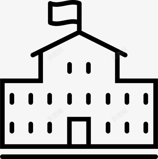 学校培训游戏图标svg_新图网 https://ixintu.com 体育和娱乐 便利 培训 学习 学校 建筑 教育 智力 机构 游戏 艺术