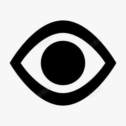 眼睛照相机光学图标svg_新图网 https://ixintu.com 光学 容器 快门 手表 标签 照相机 眼睛 视觉