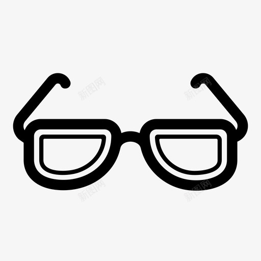 眼镜视觉视野图标svg_新图网 https://ixintu.com 戴 极客 盲 眼 眼镜 视觉 视野 远 阅读