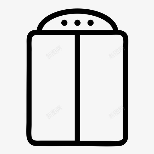 电梯上升升降图标svg_新图网 https://ixintu.com 上升 下降 升降 外壳 水平 电梯