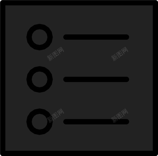 项目符号列表无序存储图标svg_新图网 https://ixintu.com 外壳 娱乐 存储 收音机时钟 无序 显示器 用户 界面 铃声 项目符号列表
