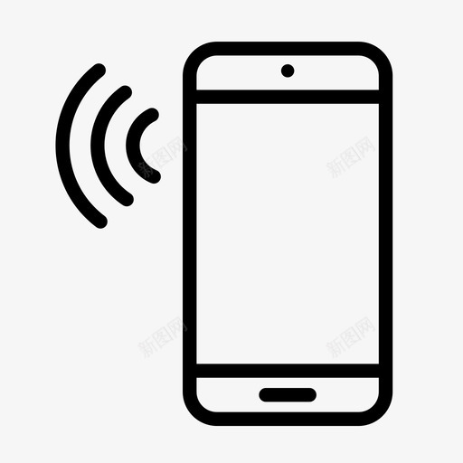 电话连接数据互联网图标svg_新图网 https://ixintu.com 互联网 发送 响铃 接收 数据 智能手机 智能手机和技术 电话连接
