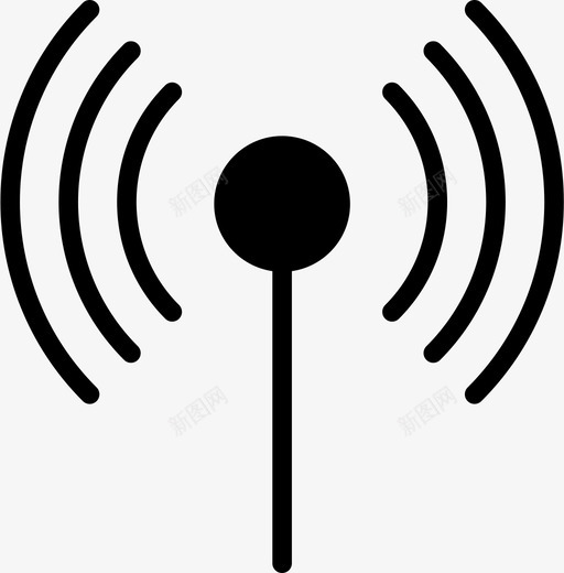wifi信号wifi振动图标svg_新图网 https://ixintu.com wifi wifi信号 基本固体 外壳 天线 振动 无线 本地新闻 活页夹 连接 闩锁