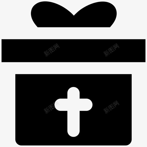 圣诞礼物视觉存储图标svg_新图网 https://ixintu.com 乐队 信息 别针 包装礼物 圣诞大胆的实心图标 圣诞礼物 存储 礼品盒 视觉