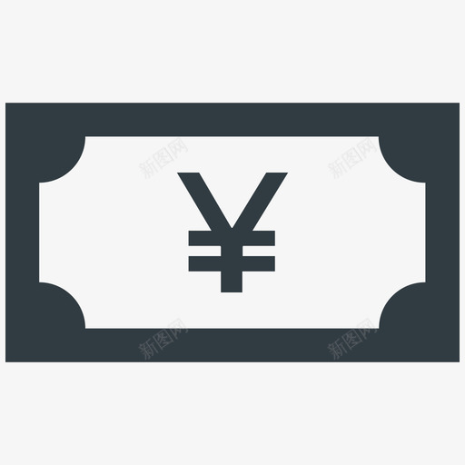 日元纸币金融酷标图标svg_新图网 https://ixintu.com 日元纸币 金融酷矢量图标