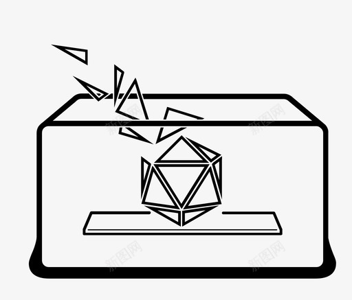 3d打印增材制造复制图标svg_新图网 https://ixintu.com 3d打印 fdm 增材制造 复制 数字 昂贵 模拟 物理