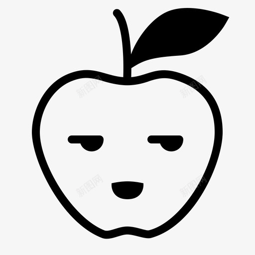 微笑狡猾快乐图标svg_新图网 https://ixintu.com 化身 害羞 微妙 微笑 微笑苹果 快乐 狡猾 眩目 脸 苹果