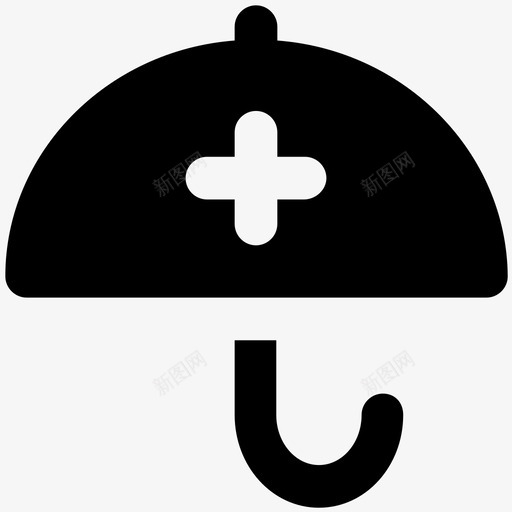 伞医学大胆的固体图标svg_新图网 https://ixintu.com 伞 医学大胆的固体图标