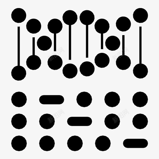 基因组编码物种序列图标svg_新图网 https://ixintu.com dna分子 基因组编码 序列 染色体 物种 螺旋 解码 遗传学 配对 链
