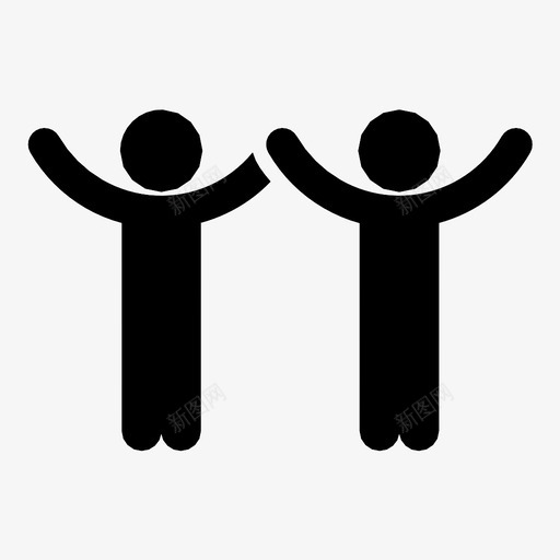 儿童玩伴人图标svg_新图网 https://ixintu.com 人 儿童 儿童舞蹈班 儿童节音乐会 友谊 合作 学生 孩子 家庭 玩伴 舞蹈 音乐会