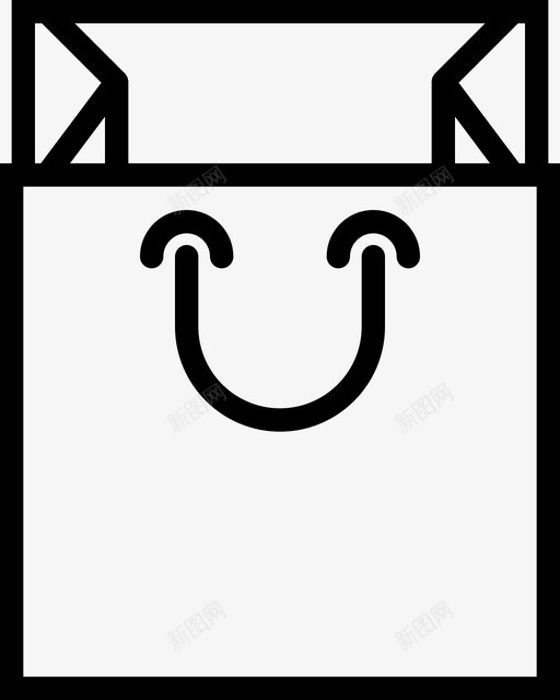 购物袋产品对象图标svg_新图网 https://ixintu.com smashicons业务概述 业务 产品 对象 材料 物品 购物袋 运输 项目