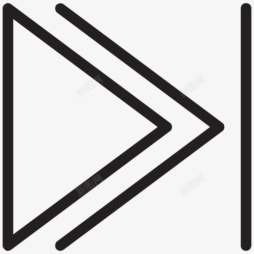 前进按钮web和用户界面图标svg_新图网 https://ixintu.com web和用户界面图标 前进按钮