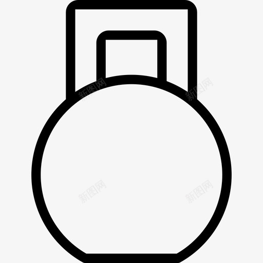 壶铃训练力量图标svg_新图网 https://ixintu.com 健身 健身房 力量 壶铃 肌肉 训练 运动 运动大纲 重 重量 铁