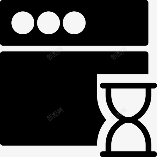 加载窗口交互实体图标svg_新图网 https://ixintu.com 交互实体 加载窗口