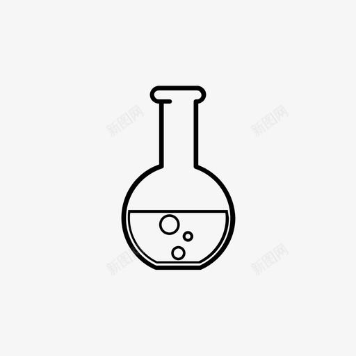 圆底烧瓶烧杯吊杆图标svg_新图网 https://ixintu.com 化学 化学品 吊杆 圆底烧瓶 实验 实验室 混合 烧杯 科学