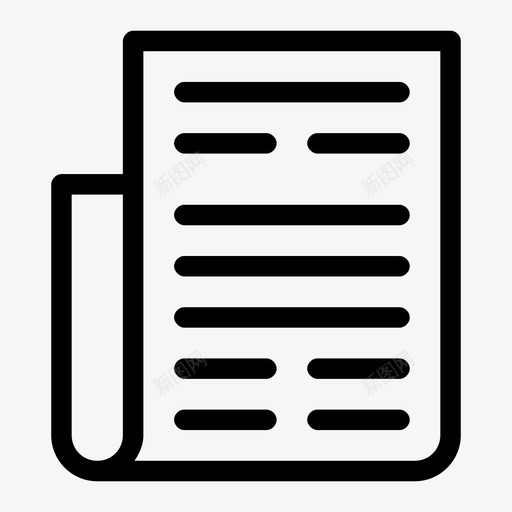 报纸杂志快讯图标svg_新图网 https://ixintu.com 世界 媒体 快讯 报纸 日报 杂志 社区
