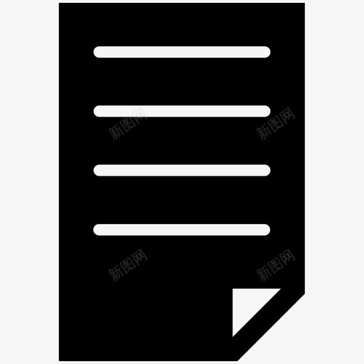 文档书写文本表图标svg_新图网 https://ixintu.com 书写 信函 合同 审批 工程酷矢量图标 文本表 文档 注释 签名 纸张 阅读