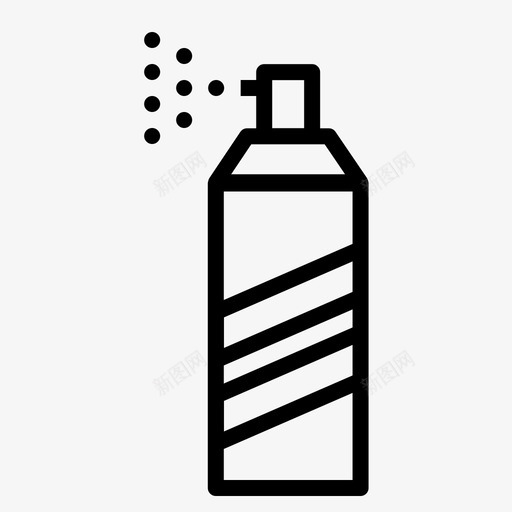 喷漆罐展示件油漆图标svg_新图网 https://ixintu.com 作业 喷漆罐 展示件 工具 工具第二册 材料 油漆 物品 颜色