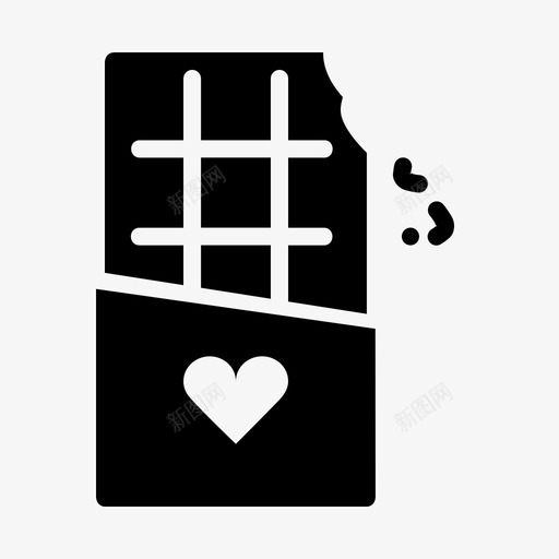 巧克力甜蜜爱图标svg_新图网 https://ixintu.com 可可 巧克力 庆祝 情人节 情人节铭文 放纵 爱 甜点 甜蜜 糖果棒