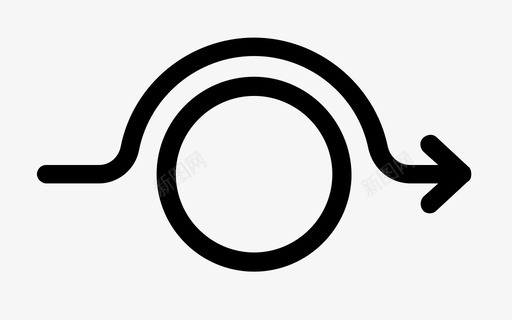 躲避隐藏绕行图标svg_新图网 https://ixintu.com 改道 箭头 绕开 绕行 绕道 躲避 逃跑 闪避 隐藏