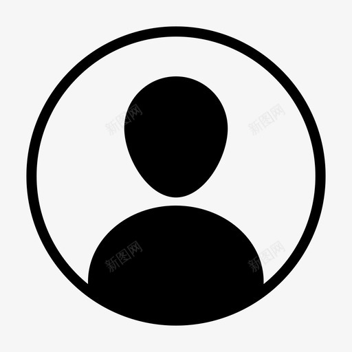 个人资料用户设置图标svg_新图网 https://ixintu.com 个人 个人资料 信息 头像 帐户 机密 用户 网站 设置