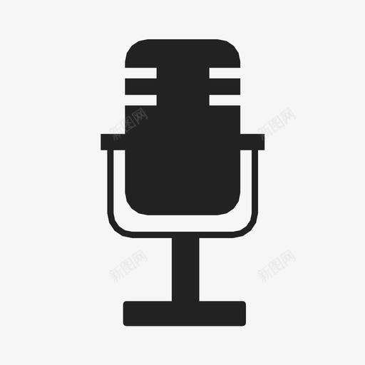 麦克风放大器扩音器图标svg_新图网 https://ixintu.com 发射机 扩音器 扬声器 收音机 放大器 音乐 麦克风
